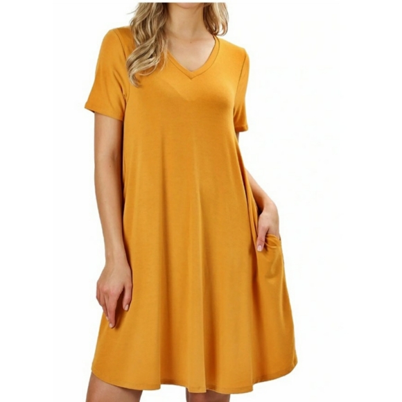 Comfy Cool Sass Dress with Pockets - Picture 3 of 3